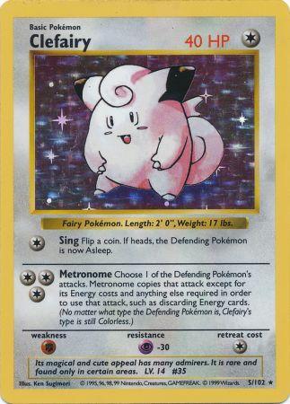 Clefairy (5/102) [Base Set Shadowless Unlimited] | Game Haven TX