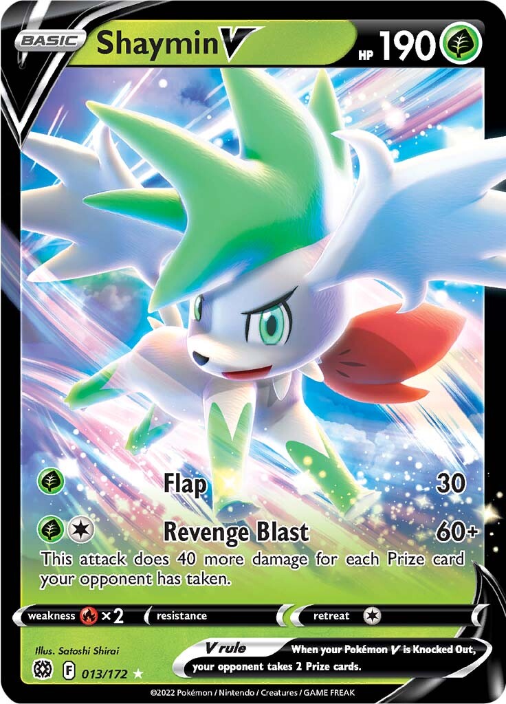Shaymin V (013/172) [Sword & Shield: Brilliant Stars] | Game Haven TX