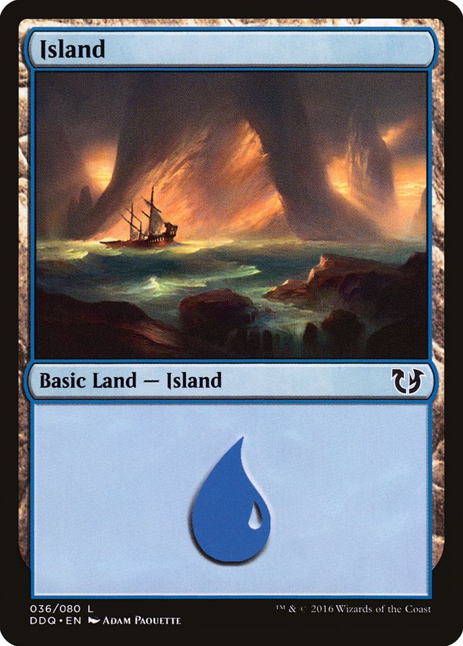 Island (36) [Duel Decks: Blessed vs. Cursed] | Game Haven TX