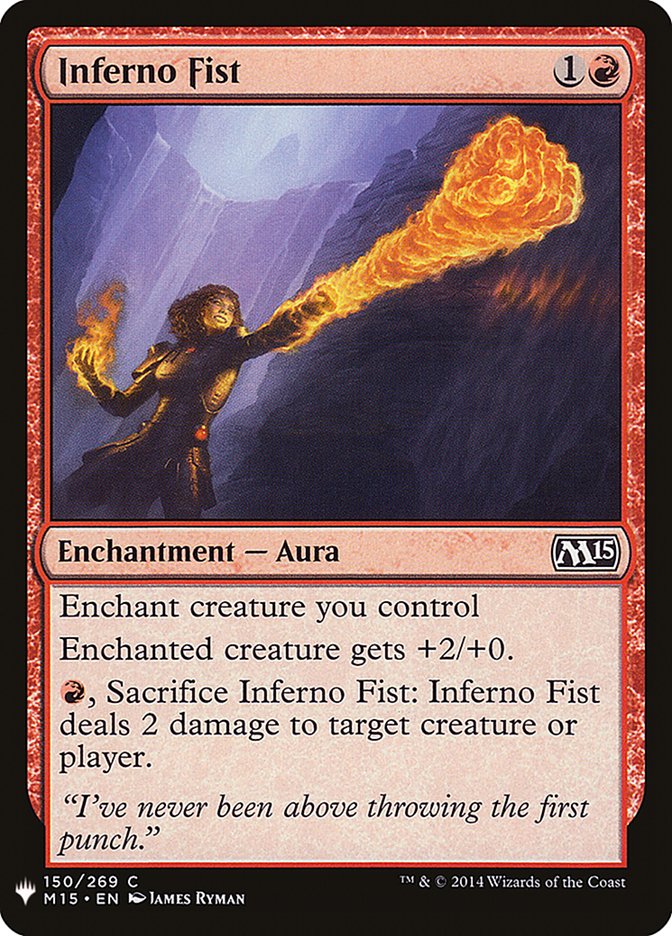 Inferno Fist [Mystery Booster] | Game Haven TX