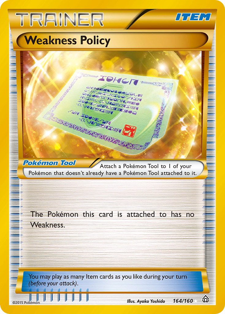 Weakness Policy (164/160) [XY: Primal Clash] | Game Haven TX