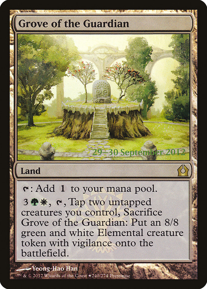 Grove of the Guardian [Return to Ravnica Promos] | Game Haven TX
