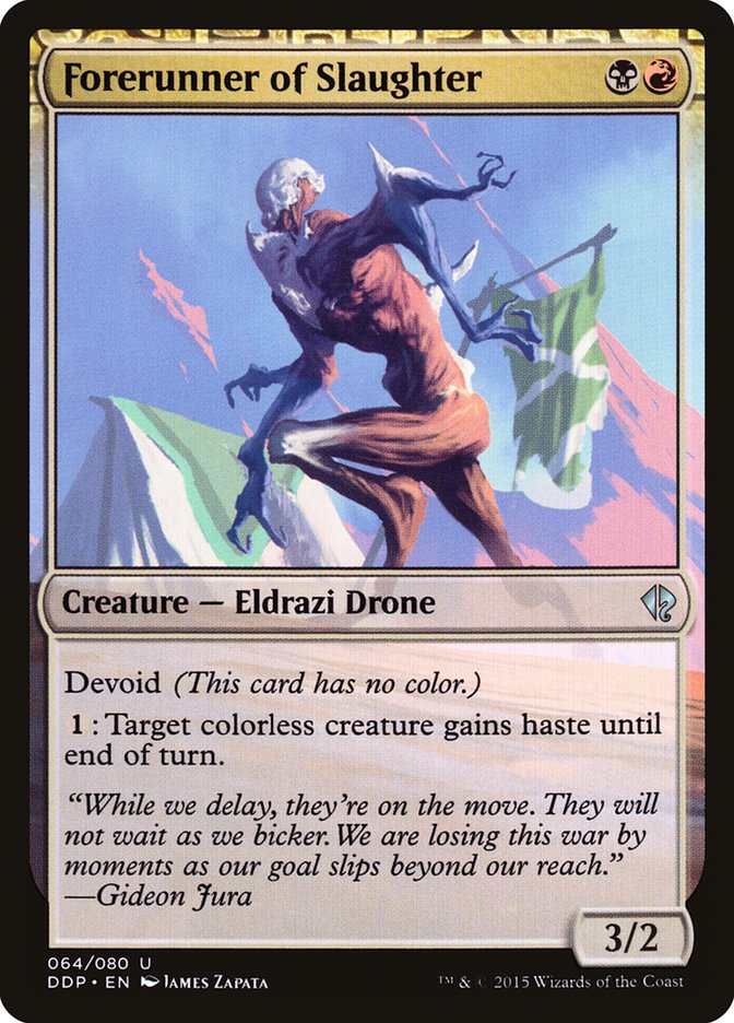 Forerunner of Slaughter [Duel Decks: Zendikar vs. Eldrazi] | Game Haven TX