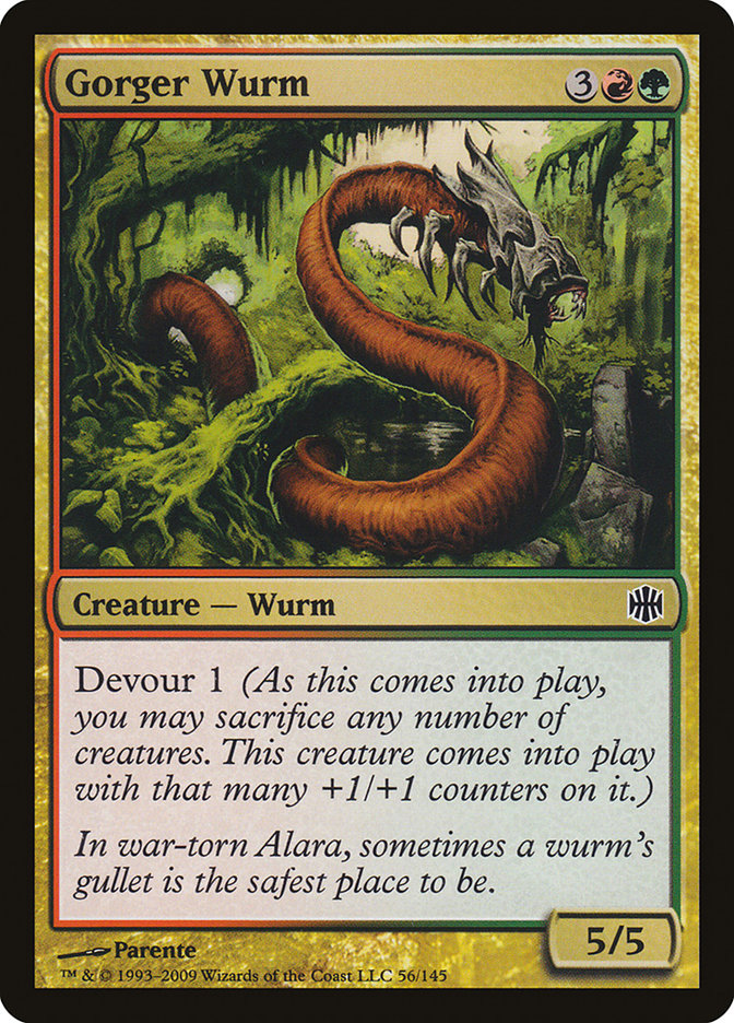 Gorger Wurm [Alara Reborn] | Game Haven TX