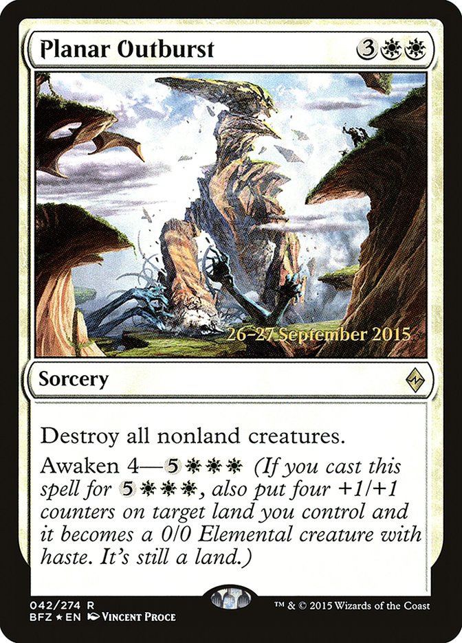 Planar Outburst [Battle for Zendikar Promos] | Game Haven TX