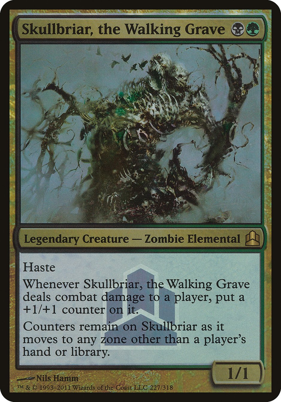 Skullbriar, the Walking Grave (Commander Launch Promo) [Commander 2011 Launch Party] | Game Haven TX
