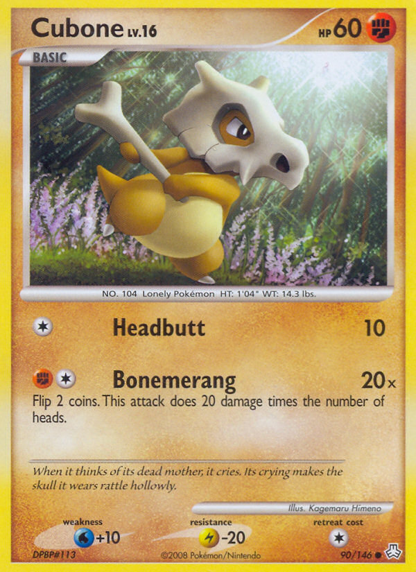 Cubone (90/146) [Diamond & Pearl: Legends Awakened] | Game Haven TX