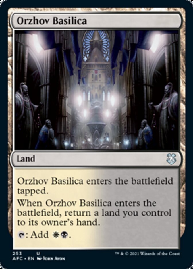 Orzhov Basilica [Dungeons & Dragons: Adventures in the Forgotten Realms Commander] | Game Haven TX
