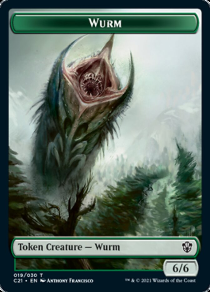 Wurm // Kraken Token [Commander 2021 Tokens] | Game Haven TX