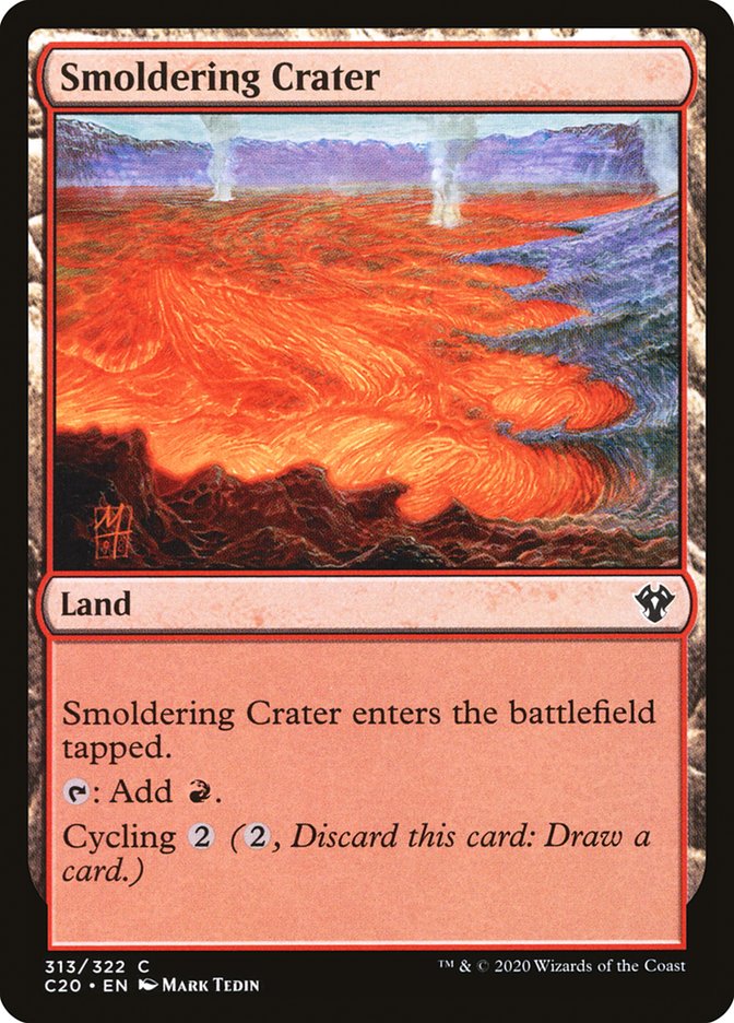 Smoldering Crater [Commander 2020] | Game Haven TX