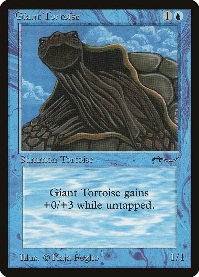Giant Tortoise (Light Mana Cost) [Arabian Nights] | Game Haven TX