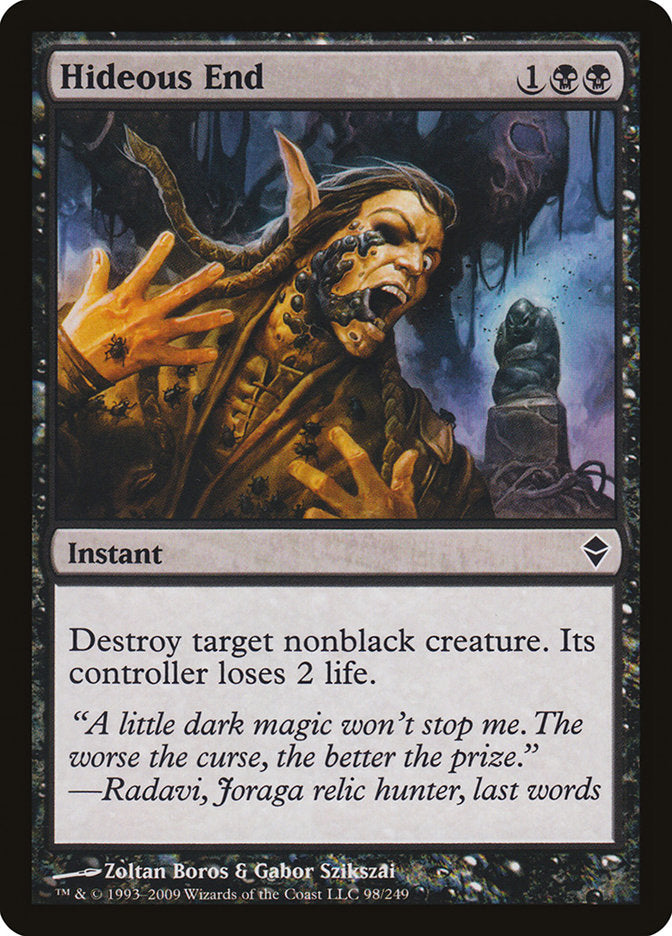Hideous End [Zendikar] | Game Haven TX