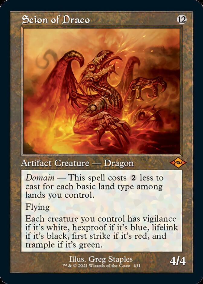 Scion of Draco (Retro) [Modern Horizons 2] | Game Haven TX