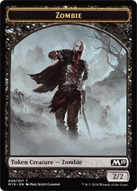 Zombie // Thopter Double-sided Token (Game Night) [Core Set 2019 Tokens] | Game Haven TX