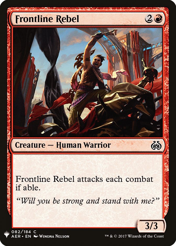 Frontline Rebel [Mystery Booster] | Game Haven TX