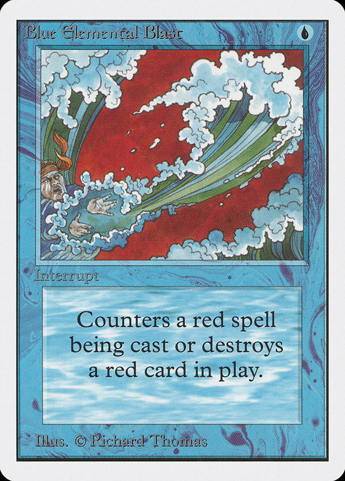 Blue Elemental Blast [Unlimited Edition] | Game Haven TX