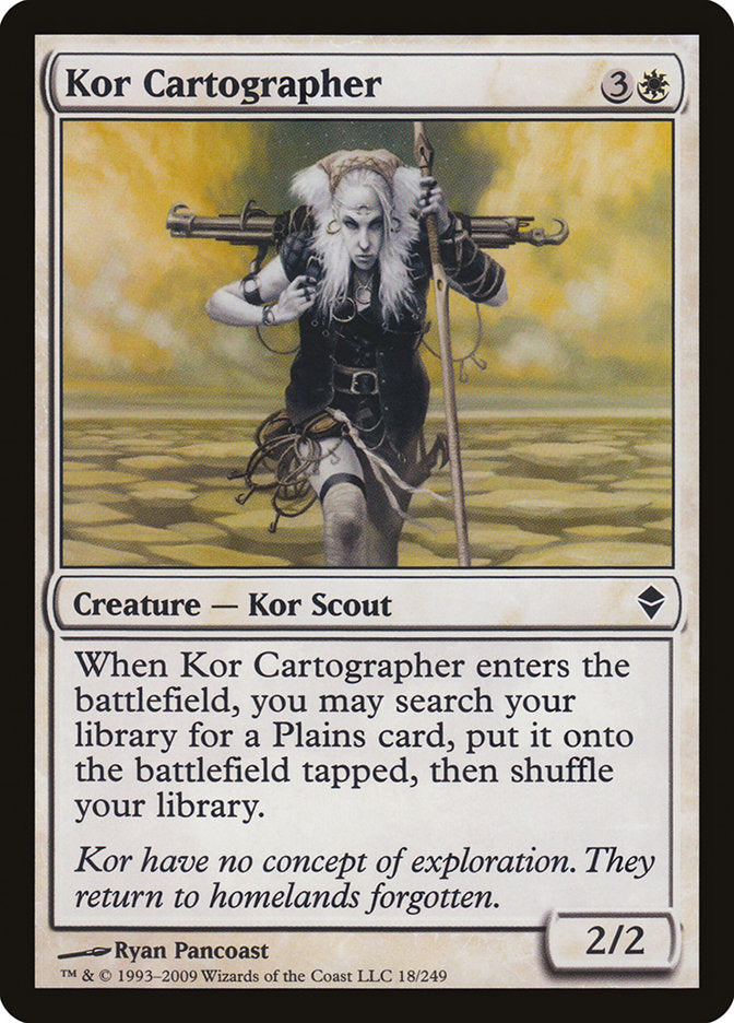 Kor Cartographer [Zendikar] | Game Haven TX
