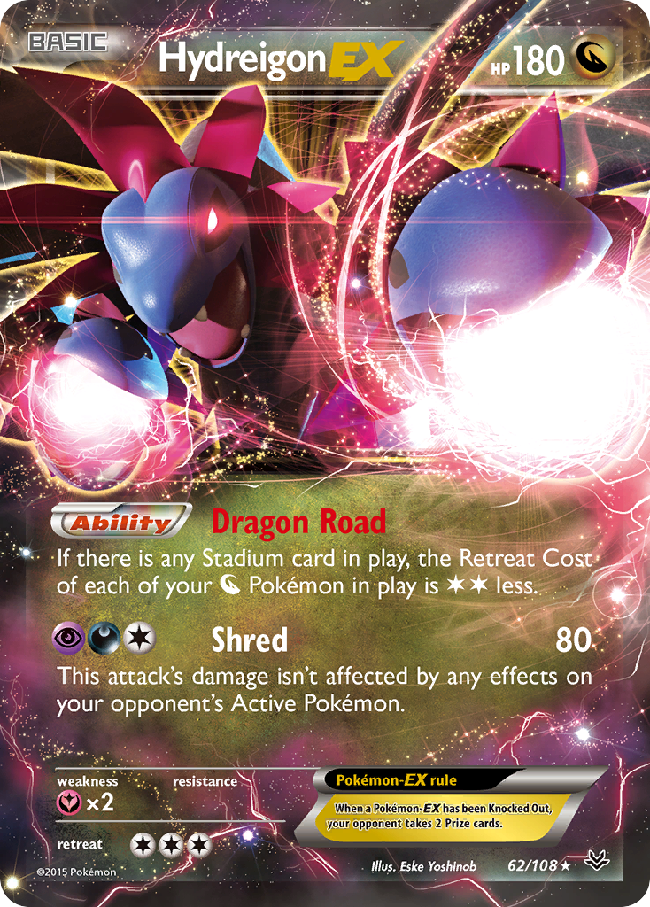 Hydreigon EX (62/108) [XY: Roaring Skies] | Game Haven TX