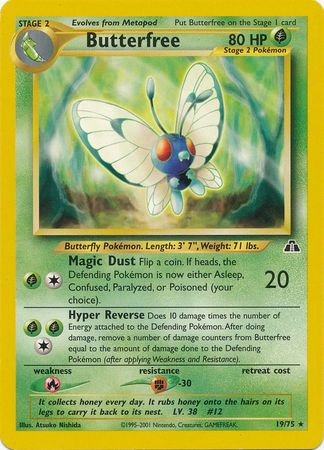 Butterfree (19/75) [Neo Discovery Unlimited] | Game Haven TX