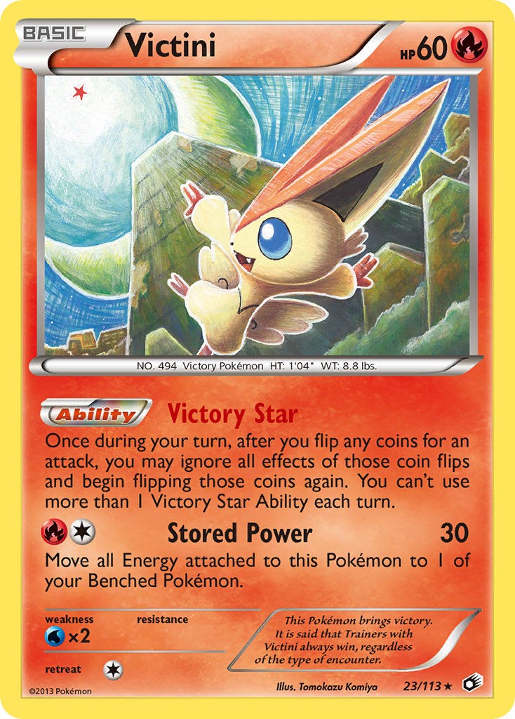 Victini (23/113) (Theme Deck Exclusive) [Black & White: Legendary Treasures] | Game Haven TX