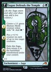 Jugan Defends the Temple // Remnant of the Rising Star [Kamigawa: Neon Dynasty Prerelease Promos] | Game Haven TX