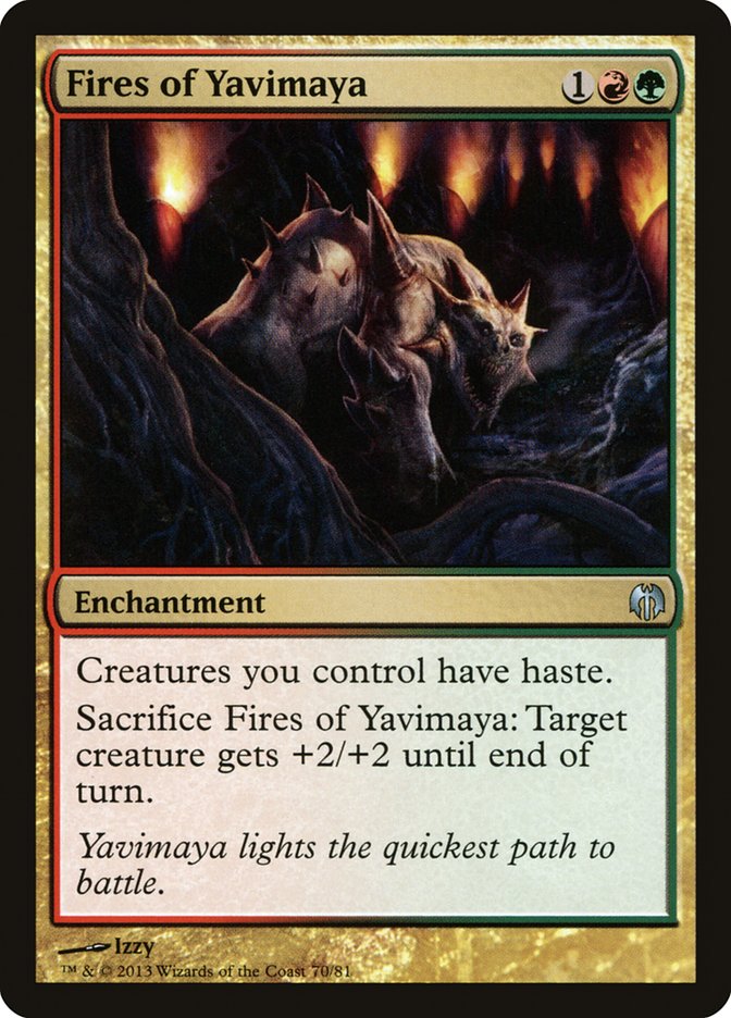 Fires of Yavimaya [Duel Decks: Heroes vs. Monsters] | Game Haven TX