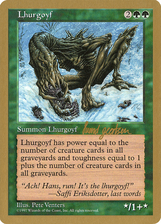 Lhurgoyf (Svend Geertsen) [World Championship Decks 1997] | Game Haven TX