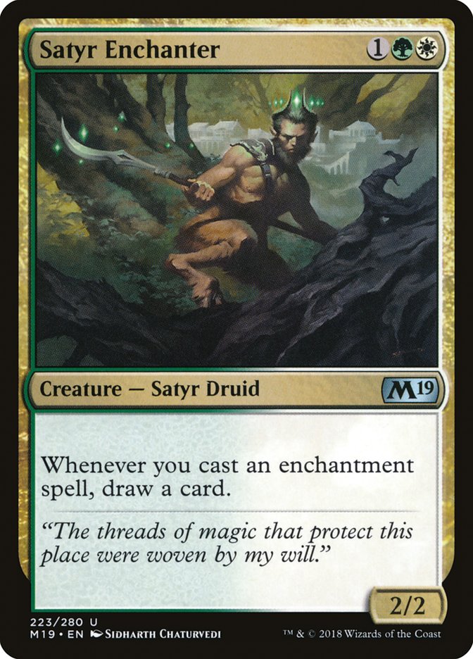 Satyr Enchanter [Core Set 2019] | Game Haven TX