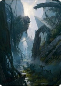 Swamp 2 Art Card [Zendikar Rising Art Series] | Game Haven TX