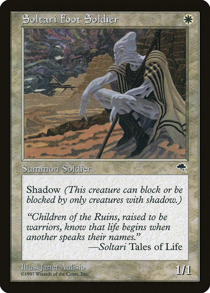 Soltari Foot Soldier [Tempest] | Game Haven TX