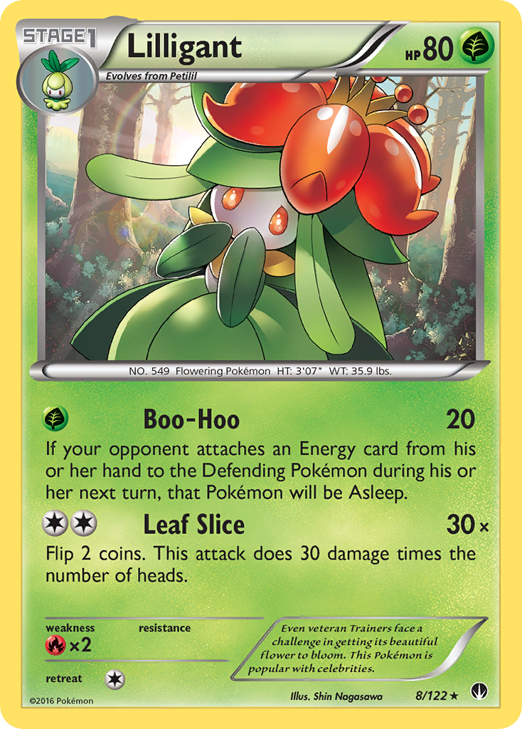 Lilligant (8/122) [XY: BREAKpoint] | Game Haven TX