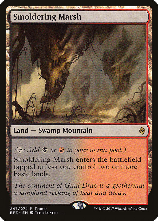 Smoldering Marsh [BFZ Standard Series] | Game Haven TX