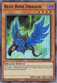 Blue Rose Dragon (Blue) [LDS2-EN104] Ultra Rare | Game Haven TX