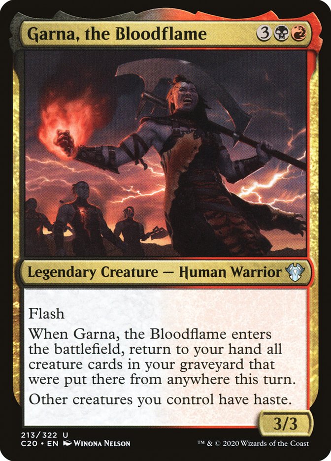 Garna, the Bloodflame [Commander 2020] | Game Haven TX