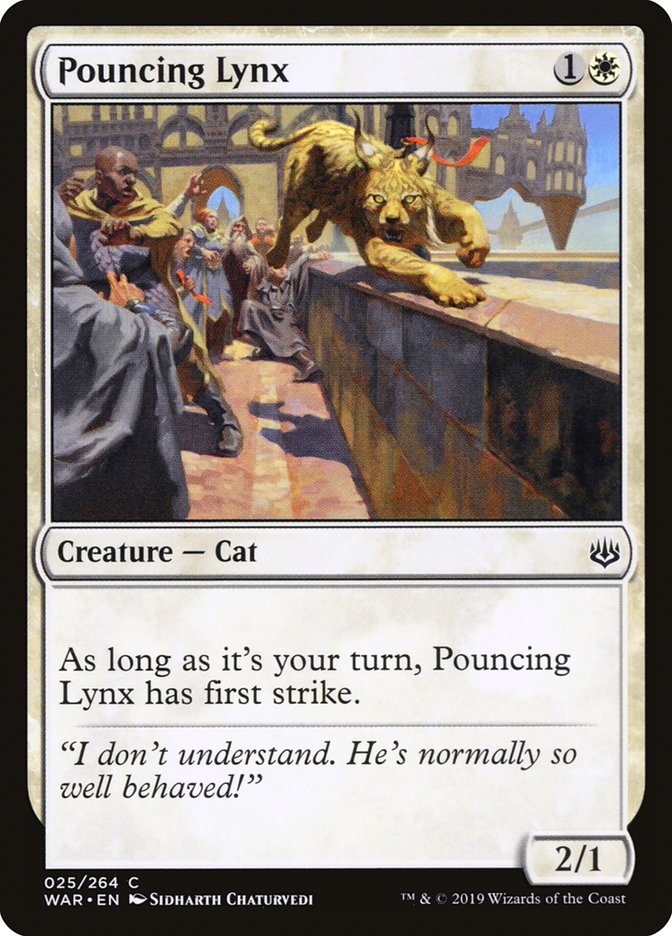 Pouncing Lynx [War of the Spark] | Game Haven TX