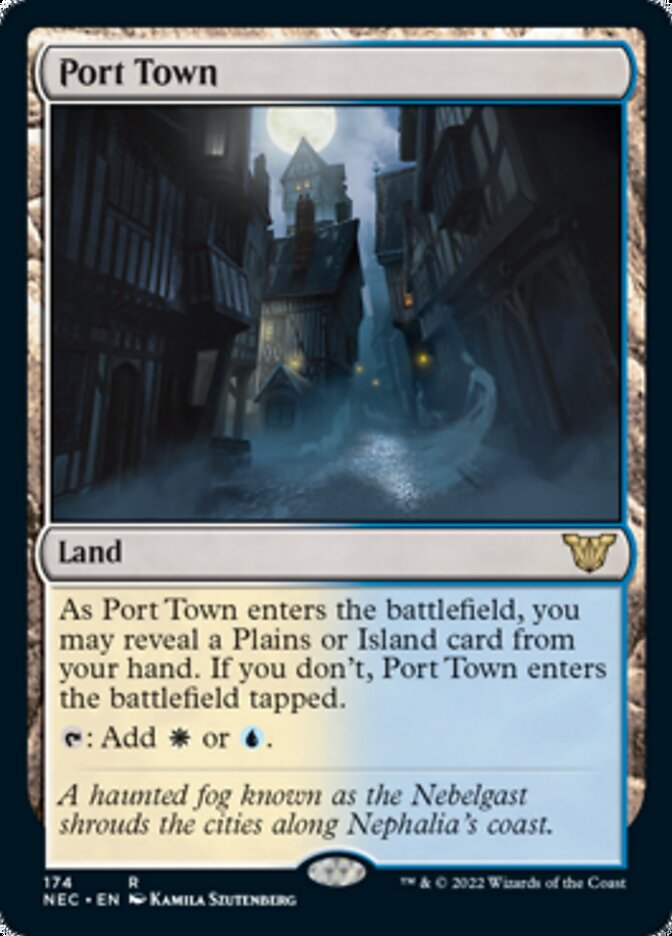 Port Town [Kamigawa: Neon Dynasty Commander] | Game Haven TX