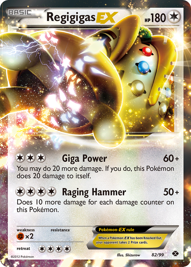 Regigigas EX (82/99) [Black & White: Next Destinies] | Game Haven TX