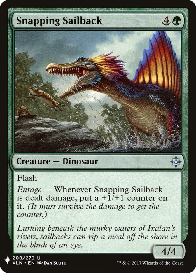 Snapping Sailback [Mystery Booster] | Game Haven TX