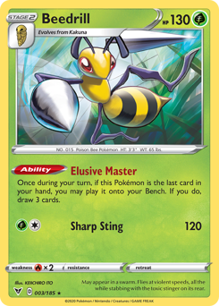 Beedrill (003/185) [Sword & Shield: Vivid Voltage] | Game Haven TX