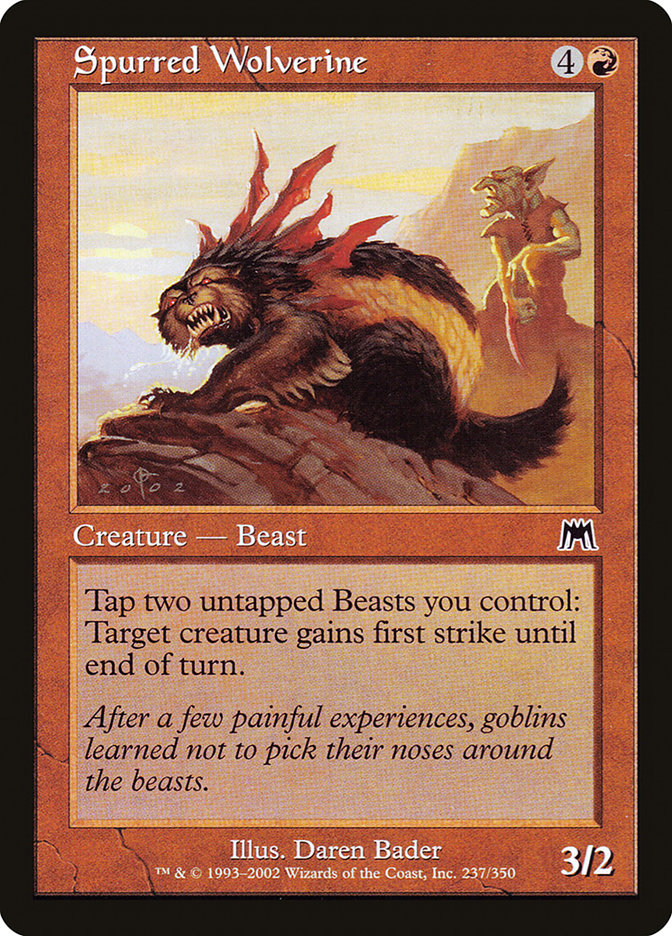 Spurred Wolverine [Onslaught] | Game Haven TX