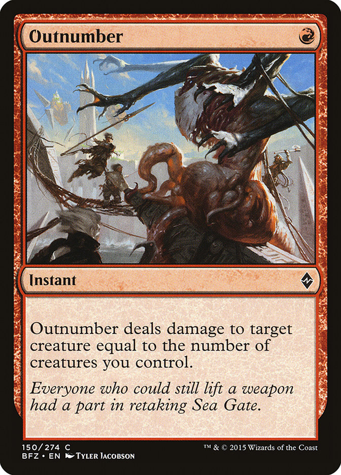 Outnumber [Battle for Zendikar] | Game Haven TX
