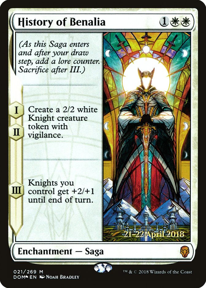 History of Benalia [Dominaria Promos] | Game Haven TX