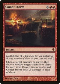 Comet Storm (Oversized) [Oversize Cards] | Game Haven TX