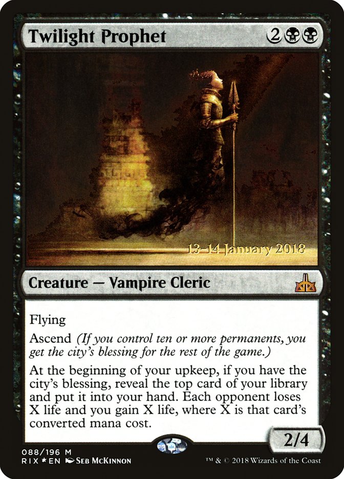 Twilight Prophet [Rivals of Ixalan Promos] | Game Haven TX