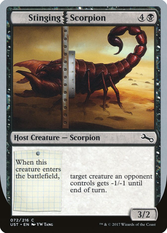Stinging Scorpion [Unstable] | Game Haven TX