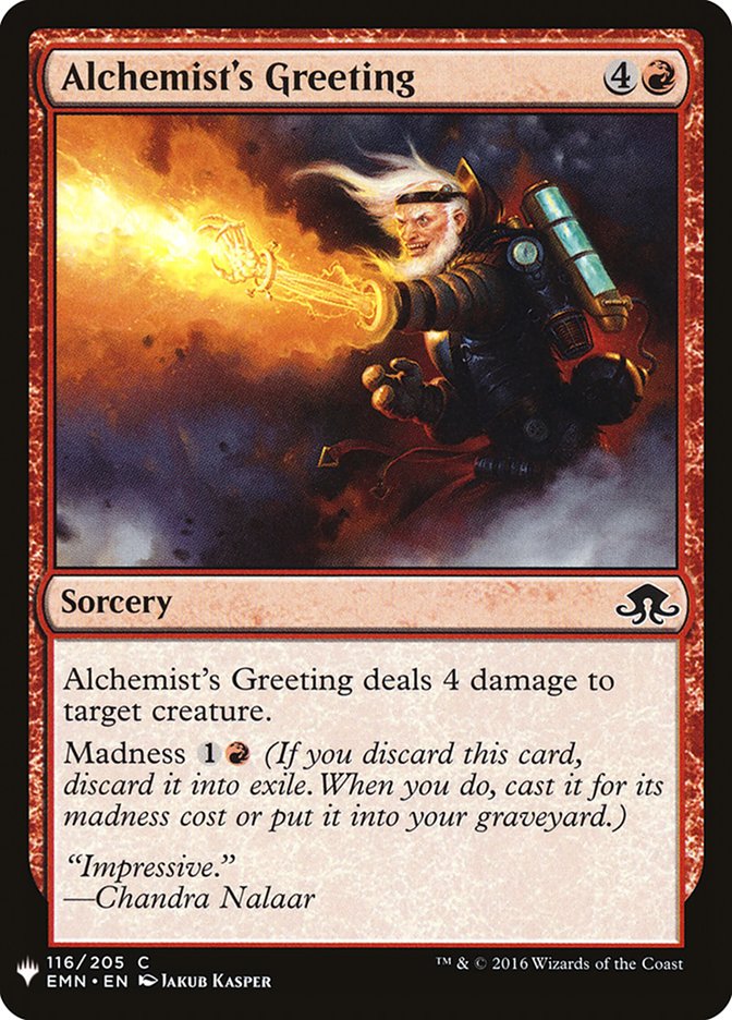 Alchemist's Greeting [Mystery Booster] | Game Haven TX