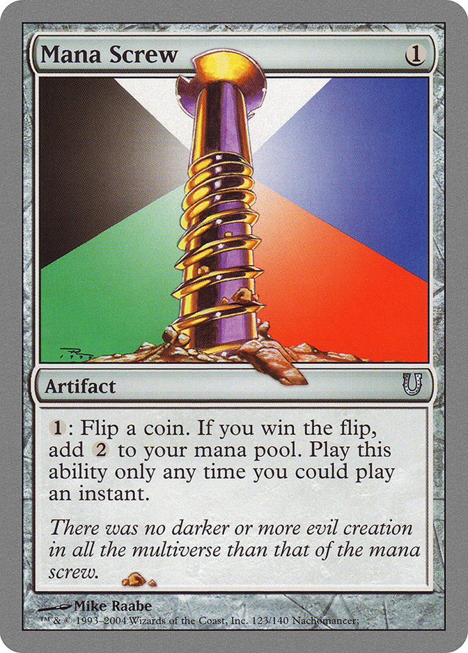 Mana Screw [Unhinged] | Game Haven TX