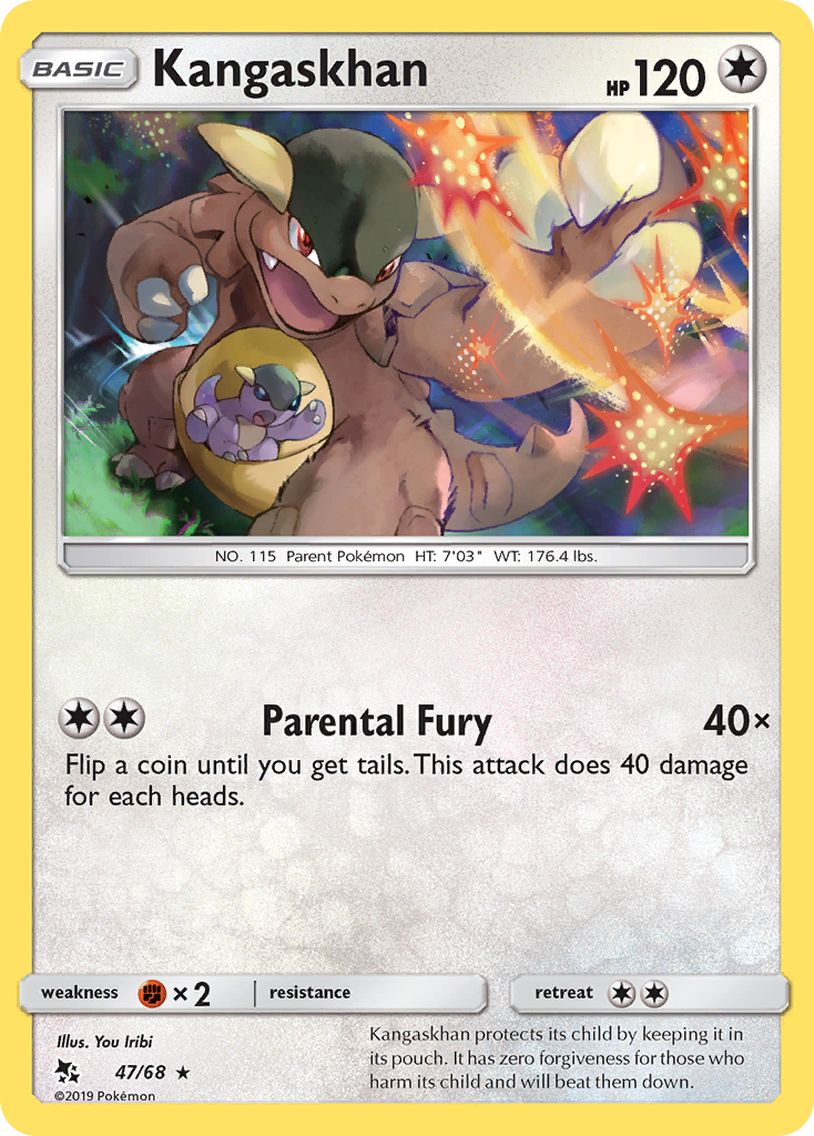 Kangaskhan (47/68) [Sun & Moon: Hidden Fates] | Game Haven TX