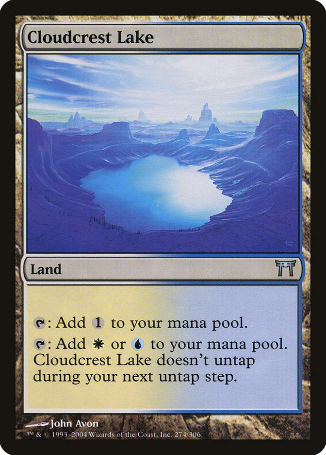 Cloudcrest Lake [Champions of Kamigawa] | Game Haven TX