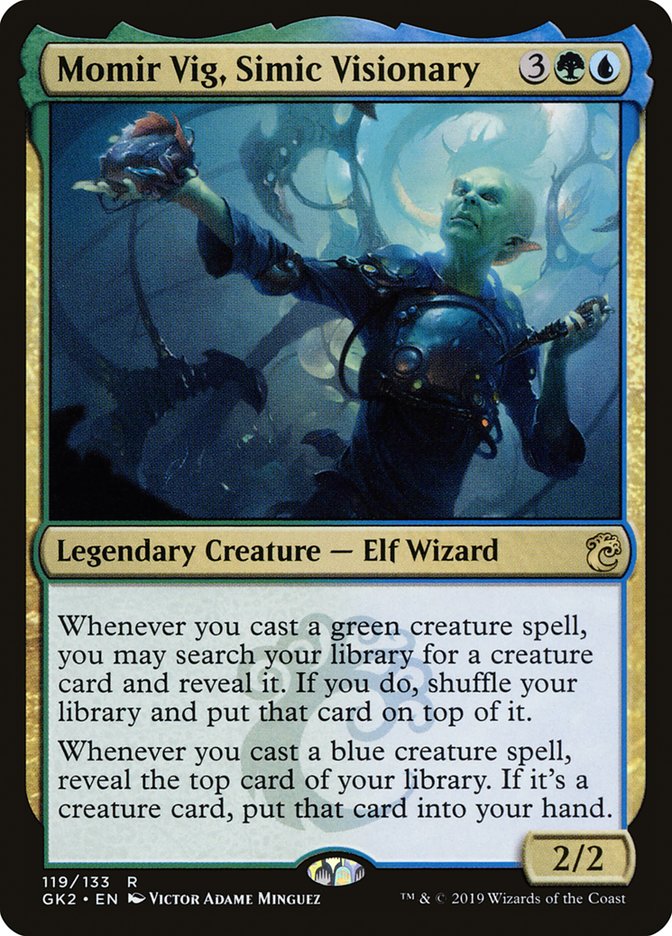 Momir Vig, Simic Visionary [RNA Guild Kit] | Game Haven TX